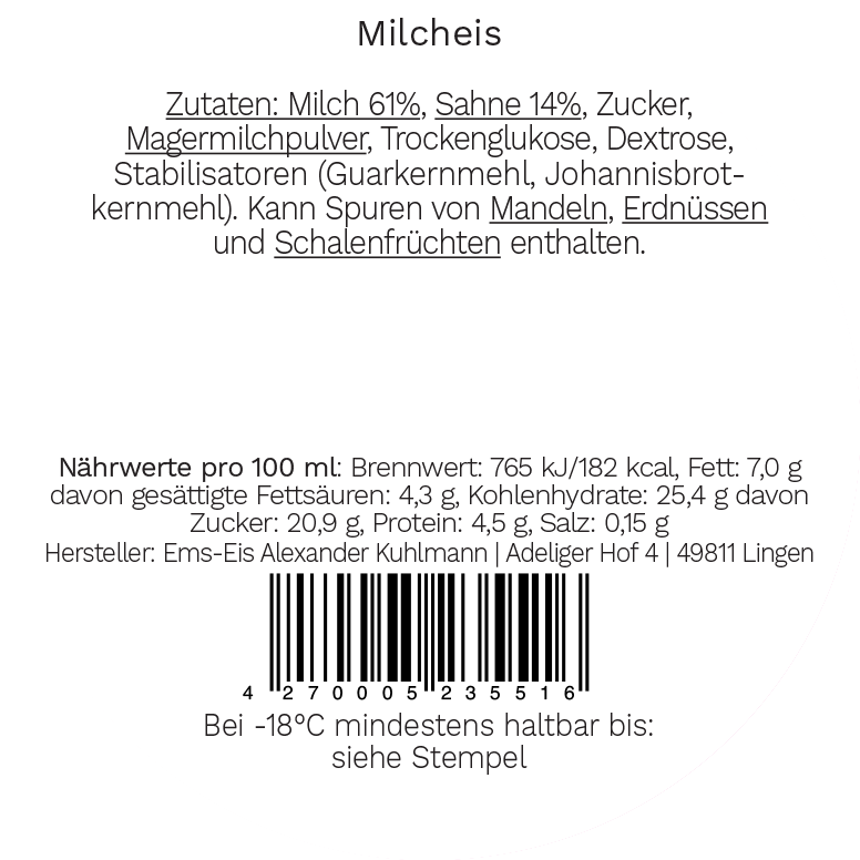 Milcheis